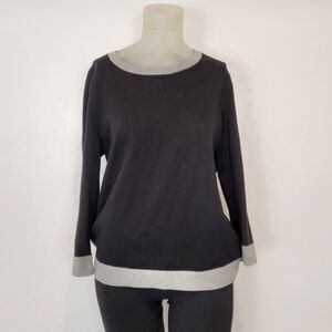 Talbot's black sweater size large